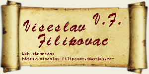 Višeslav Filipovac vizit kartica